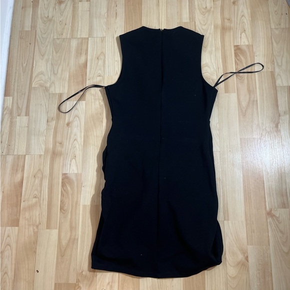 Lulu's Womens Black Cocktail Hour Black Wrap Dress Size Small - Picture 7 of 7